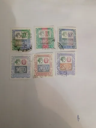 Lotto 6 Francobolli Italiani Usati