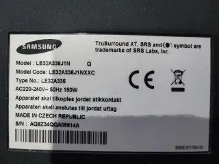 Televisor Samsung 32 Negro