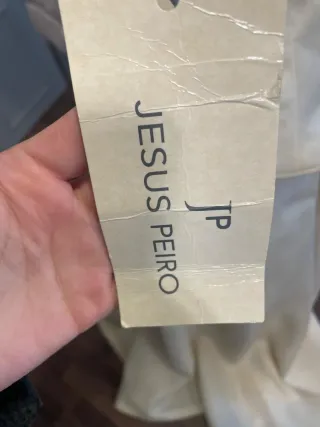 Vestido de Novia Beige/Blanco Rustico