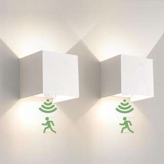 Aplique LED Exterior con Sensor IP65 6 unid