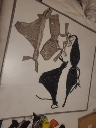 Bikini estampado serpiente y lunares