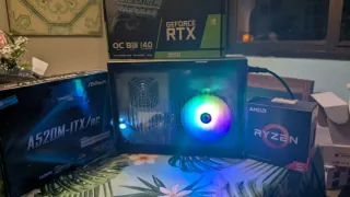CPU ITX RTX 3050 8GB R5 5500 ITX 2x8gb M2 500Gb