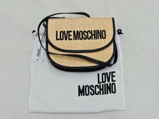 Bolso Rafia Love Moschino.