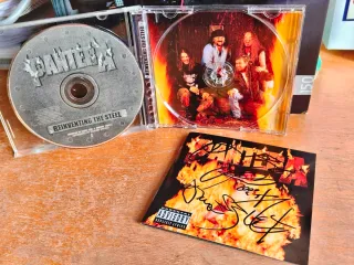 Pantera CD Firmado Reinventing the steel
