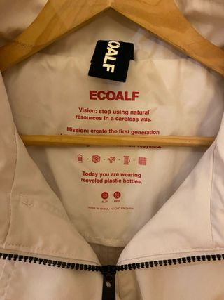 Chubasquero ECOALF Mujer Beige