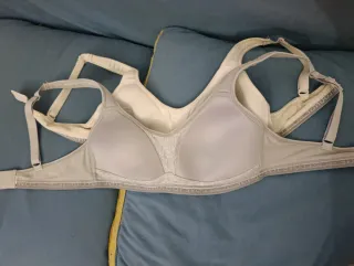 Soutien desporto menina bege/cinza