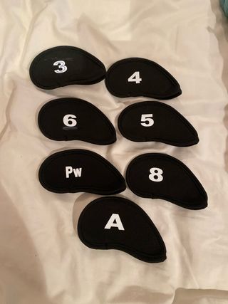 Fundas para palos de golf (3, 4, 5, 6, 8, PW, A)