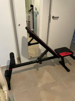 Banco de musculación plegable