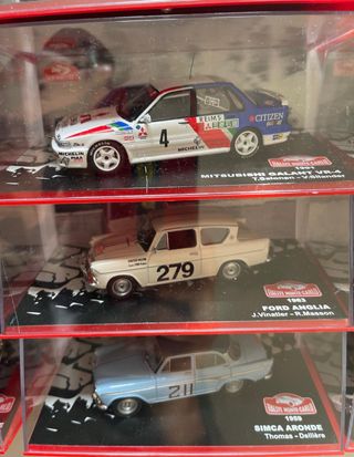 Lote 14 coches Rally Montecarlo Colección.1/43