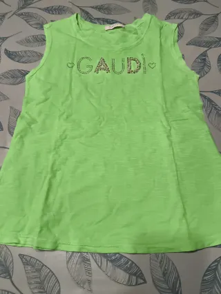 Canotta verde fluo bambina Gaudi 14 anni