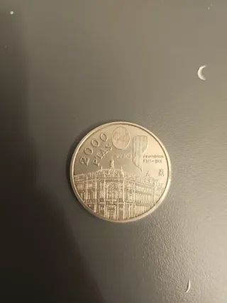 Moneda Plata Juan Carlos I Rey España 1994