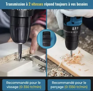 A ESTRENAR Taladro percutor impacto con 2 baterías