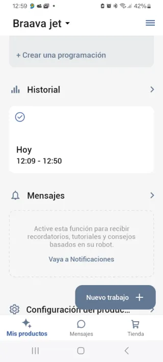 Robot friegasuelos Roomba