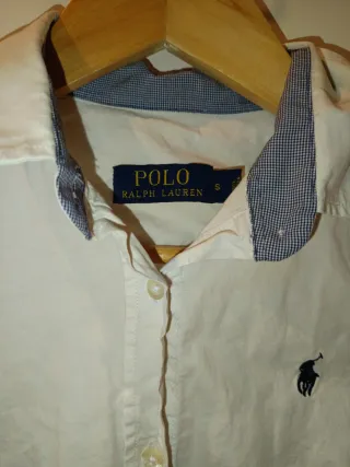 Camisa Polo Ralph Lauren Blanca Talla S