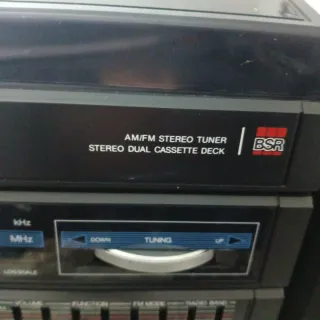 BSR Quanta 904 Stereo con Giradischi Vintage