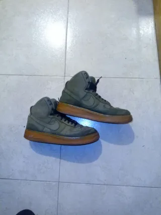 Nike Air Force 1 High Marrones/Verdes