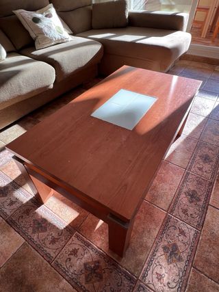 Mueble de salón madera mas Mesa auxiliar