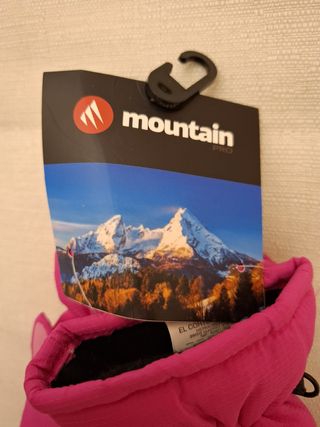 Guantes Nieve Niña T. 3 Rosas