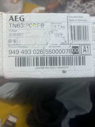 Placa de inducción AEG TN63IPOBFB