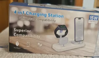 Cargador Inalámbrico 4 en 1 Borinda