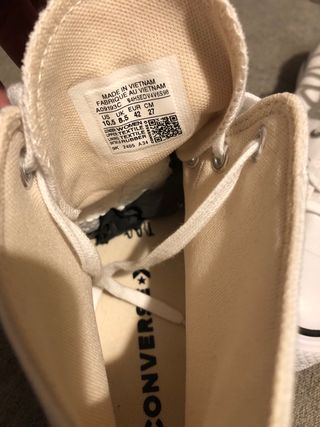 Converse Chuck Taylor Platform Blancas