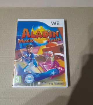 PRECINTADO. Juego Wii y WiiU Aladin Magic Racer