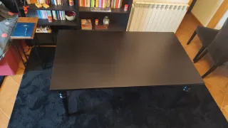 Mesa Rosentorp Ikea Preto-Castanho