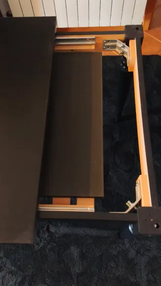 Mesa Rosentorp Ikea Preto-Castanho