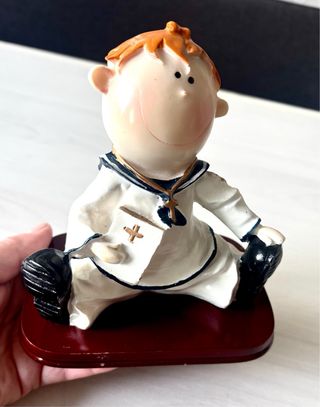 Muñeco comunión de porcelana fina