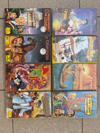 Lote VHS Animação Clássicos Português