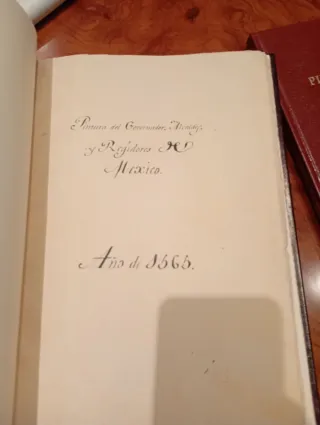 Facsímil Códice Osuna Gobernador México