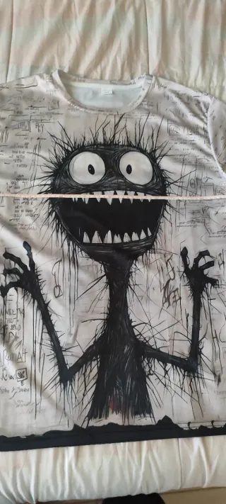 Camiseta de monstruo con diseño gráfico