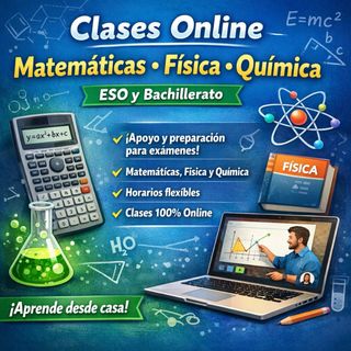 Clases online de Matemáticas, Física y Química