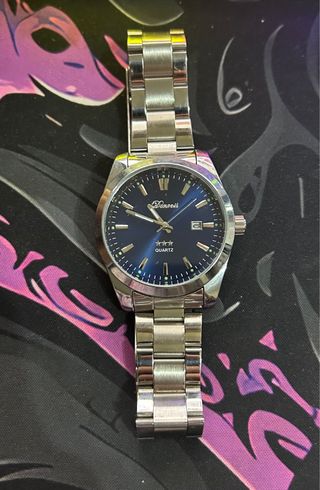 Reloj Denuosi Azul y Plateado