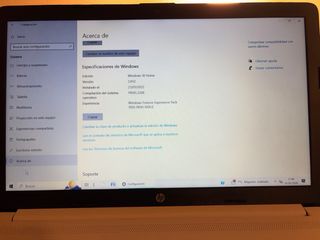 Ordenador portátil HP blanco