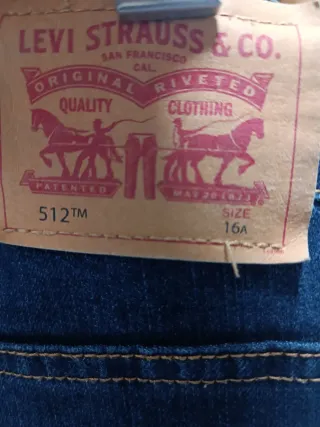 Pantalón Levis niño azul