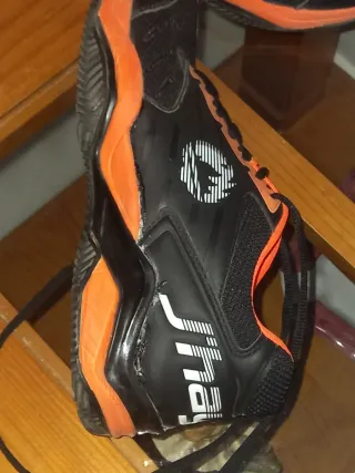 Zapatillas de pádel Jhayber Negras y Naranjas