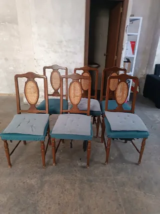 Juego de 6 Sillas de Comedor