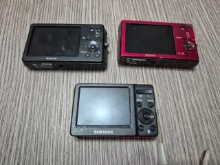 3 Fotocamere Sony e Samsung per Ricambi