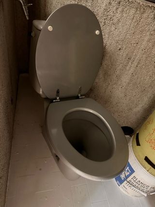 Inodoro WC gris