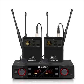 Microfone Sem Fio G-MARK UHF Profissional