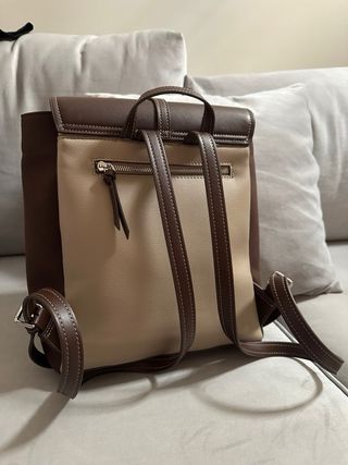 Mochila Parfois Beige y Marrón