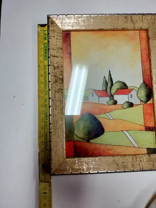 2 Stampe Paesaggi Toscani con Cornice