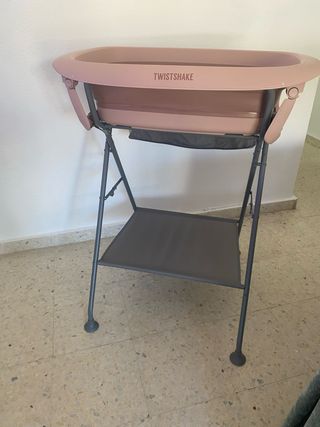 Bañera bebé Twistshake rosa