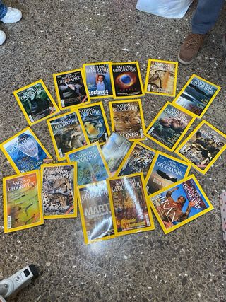 Varios números de revistas se National Geographic