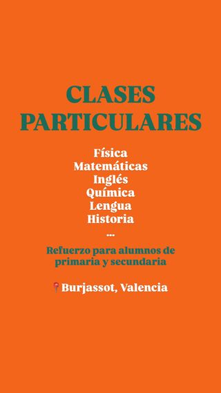 Clases particulares/refuerzo primaria y secundaria