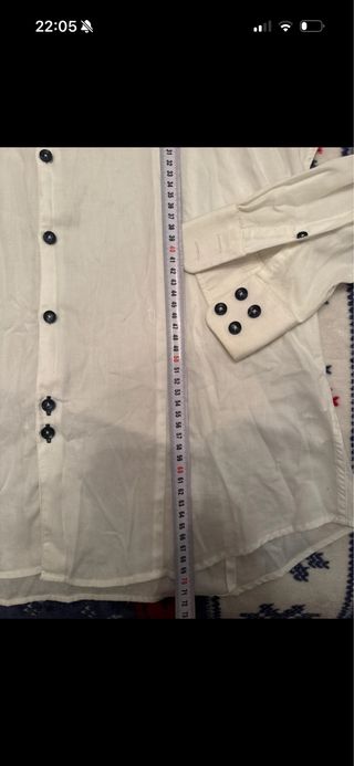 Camisa blanca talla L