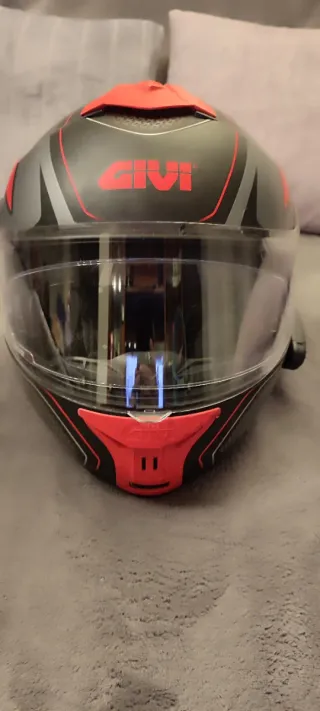 Casco GIVI X21 Negro y Rojo Este mes oferta 80€