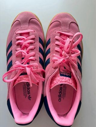 Adidas Gazelle Rosa Talla 39 Rayas Azules