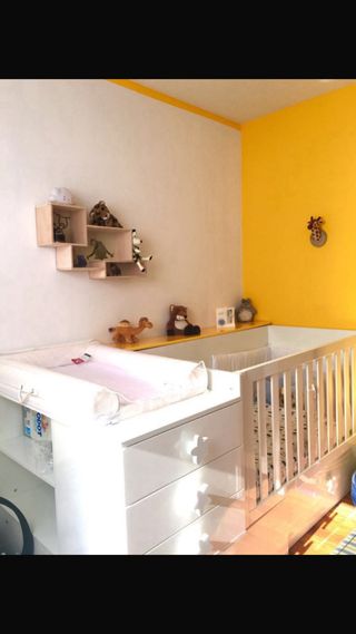 Conjunto Cuna Cambiador con Cajoneras